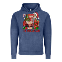 Vintage Denim Tis The Season Christmas Cakes Truck Vintage Hoodie - BundleAndBundleShop