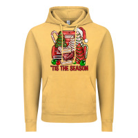 Vintage Mustard Tis The Season Christmas Cakes Truck Vintage Hoodie - BundleAndBundleShop
