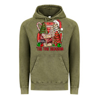 Vintage Olive Tis The Season Christmas Cakes Truck Vintage Hoodie - BundleAndBundleShop