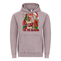 Vintage Zinc Tis The Season Christmas Cakes Truck Vintage Hoodie - BundleAndBundleShop