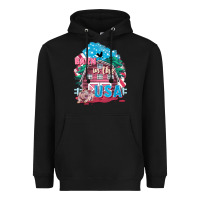 Black Barn in the USA Heavyweight Hoodie - FaDigitalArtStudio