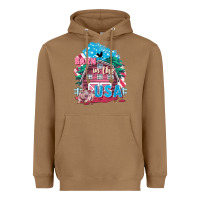 Toasted Coconut Barn in the USA Heavyweight Hoodie - FaDigitalArtStudio