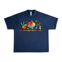 Navy accept love understand Urban Heavy Tee - LillyAllenDesigns