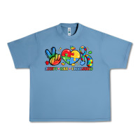 Pebble Blue accept love understand Urban Heavy Tee - LillyAllenDesigns