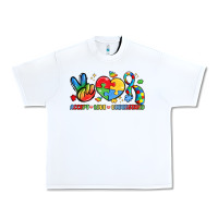White accept love understand Urban Heavy Tee - LillyAllenDesigns