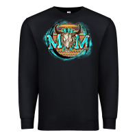 Black Aztec mom Mother's Day Premium Sweatshirt - FaDigitalArtStudio