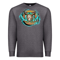 Charcoal Heather Aztec mom Mother's Day Premium Sweatshirt - FaDigitalArtStudio