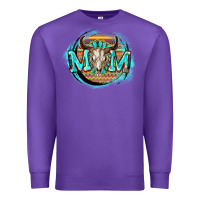 Purple Aztec mom Mother's Day Premium Sweatshirt - FaDigitalArtStudio