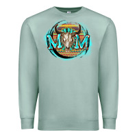 Seafoam Aztec mom Mother's Day Premium Sweatshirt - FaDigitalArtStudio