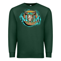 Sports Green Aztec mom Mother's Day Premium Sweatshirt - FaDigitalArtStudio