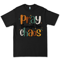 Black pray throthe chaos Premium Tee - MaliasSmallBusiness