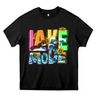 Black Lake mode summer Heavy Core Tee - NancyCooperArtShop