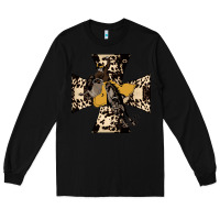 Black Leopard Bucking Bronco Long Sleeve Tee - Bettercallsaul