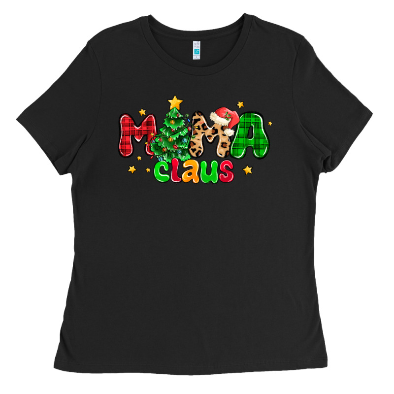 Mama Claus Ladies Tee by NancyCooperArtShop | Teevron