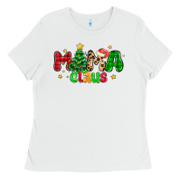 White mama claus Ladies Tee - NancyCooperArtShop