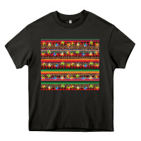 Asphalt Christmas lights serape Heavy Core Tee - BarkalooDesign