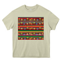 Mossy Christmas lights serape Heavy Core Tee - BarkalooDesign