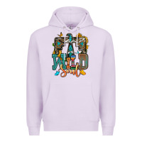 Lilac western wild soul Premium Hoodie - OliviaCreatesArt