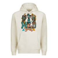 Oatmeal Heather western wild soul Premium Hoodie - OliviaCreatesArt