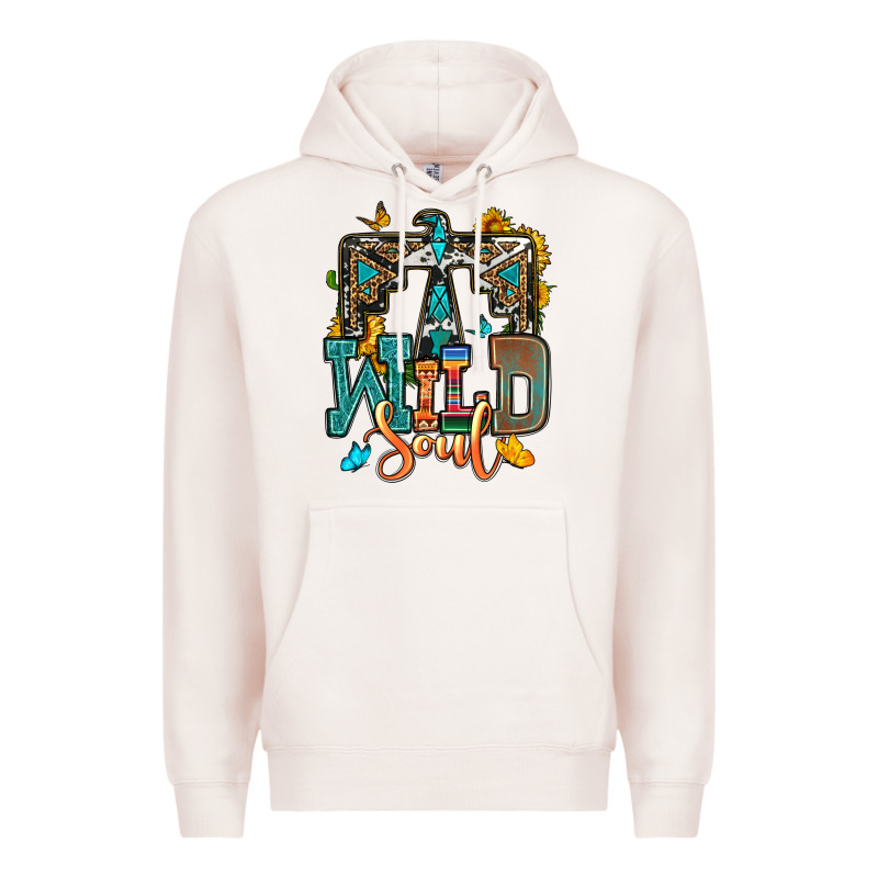 Western Wild Soul Premium Hoodie by OliviaCreatesArt | Teevron
