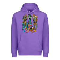 Purple western wild soul Premium Hoodie - OliviaCreatesArt