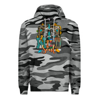 Slate Camo western wild soul Premium Hoodie - OliviaCreatesArt