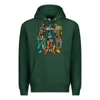 Sports Green western wild soul Premium Hoodie - OliviaCreatesArt