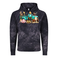 Cloud Black Farm Animals Truck Vintage Hoodie - BundleAndBundleShop