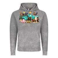 Cloud Rock Farm Animals Truck Vintage Hoodie - BundleAndBundleShop
