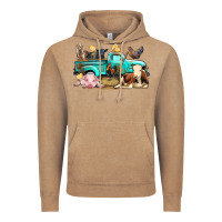 Vintage Coffee Farm Animals Truck Vintage Hoodie - BundleAndBundleShop