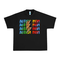 Black autism mom lightning bolt Urban Heavy Tee - LillyAllenDesigns