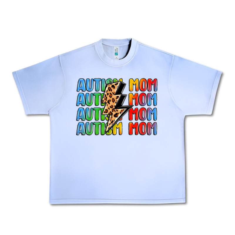 Autism Mom Lightning Bolt Urban Heavy Tee by LillyAllenDesigns | Teevron