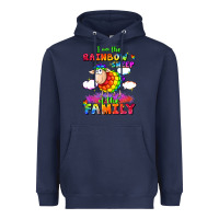 Navy I am the rainbow sheep of the family Heavyweight Hoodie - FaDigitalArtStudio