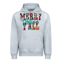 Heather Grey merry christmas y'all Urban Hoodie - CowhideDigitalArt