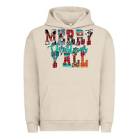 Pigment French Oak merry christmas y'all Urban Hoodie - CowhideDigitalArt