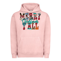 Pigment Salmon merry christmas y'all Urban Hoodie - CowhideDigitalArt