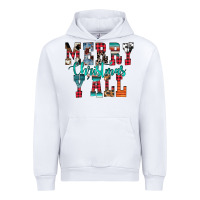White merry christmas y'all Urban Hoodie - CowhideDigitalArt