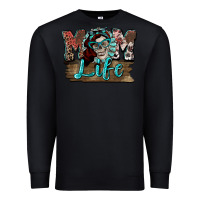 Black Mom life skull Mother's Day Premium Sweatshirt - FaDigitalArtStudio