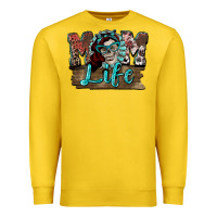 Lemon Mom life skull Mother's Day Premium Sweatshirt - FaDigitalArtStudio