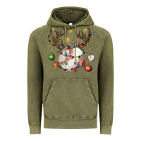 Vintage Olive Baseball Horn Christmas Vintage Hoodie - BundleAndBundleShop