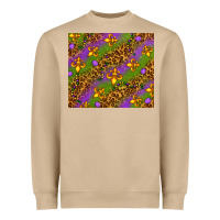 Mushroom Mardi Gras Heavyweight Sweatshirt - NancyCooperArtShop
