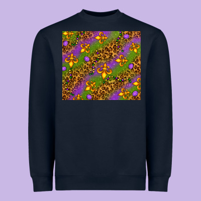 Mardi Gras Heavyweight Sweatshirt Designed By Nancycooperartshop