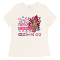 Bone i'm freakin freezin christmas 2023 Ladies Tee - NancyCooperArtShop