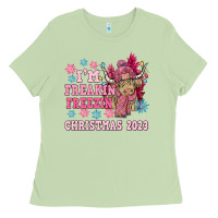 Matcha i'm freakin freezin christmas 2023 Ladies Tee - NancyCooperArtShop