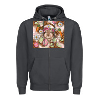 Smoke Easter Bunny tumbler Easter Day Zipper Hoodie - HowdyJamesFarm