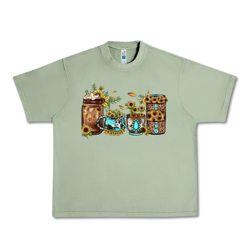 Sunflower Gemstone Coffee Urban Heavy Tee by JahusDesignShop | Teevron