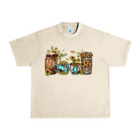 Sandshell sunflower gemstone coffee Urban Heavy Tee - JahusDesignShop