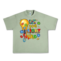 Oil Green let your light shine Urban Heavy Tee - LillyAllenDesigns