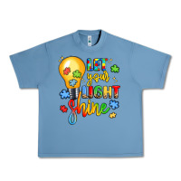 Pebble Blue let your light shine Urban Heavy Tee - LillyAllenDesigns