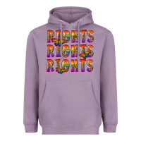 Lavender rights rights rights pride Heavyweight Hoodie - FaDigitalArtStudio